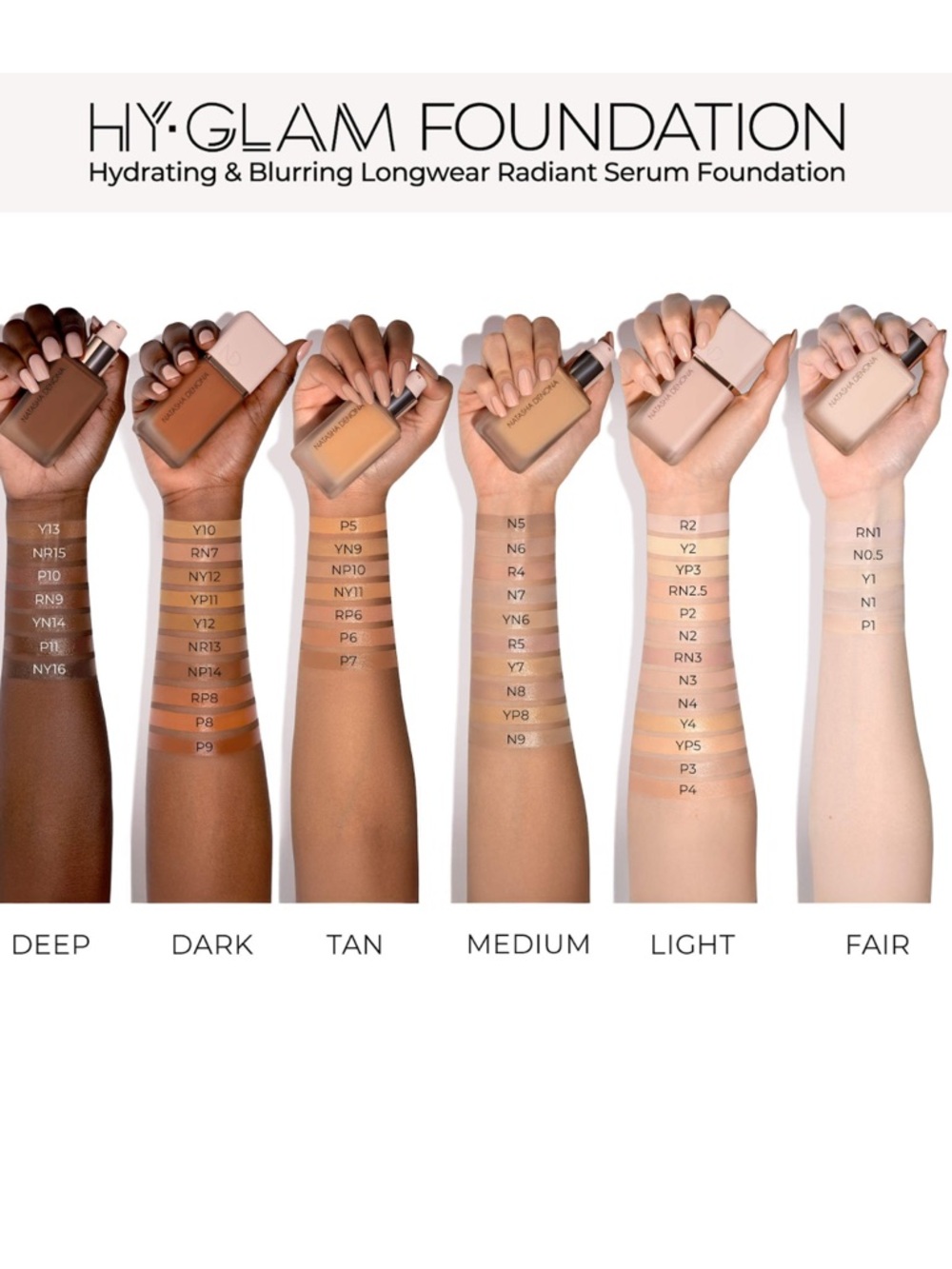 Natasha Denona Hy-Glam Foundation, N0.5 - Picture 9 of 9